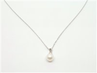 Collana Lorenza Gioielli Donna Perla in Oro bianco Perla 7.5 Ct CL724578 - CL724578